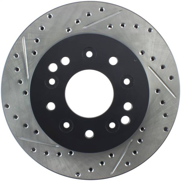 Stoptech - StopTech Sport Drilled/Slotted Brake Rotor Front and Rear Right 127.62007R