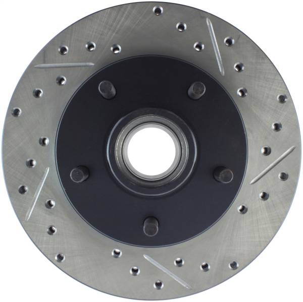 Stoptech - StopTech Sport Drilled/Slotted Brake Rotor Front Left 127.62013L