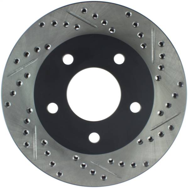 Stoptech - StopTech Sport Drilled/Slotted Brake Rotor Front Left 127.62017L