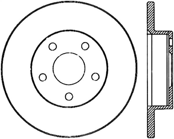 Stoptech - StopTech Sport Drilled/Slotted Brake Rotor Rear Right 127.62019R