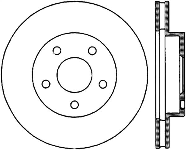 Stoptech - StopTech Sport Drilled/Slotted Brake Rotor Front Left 127.62023L