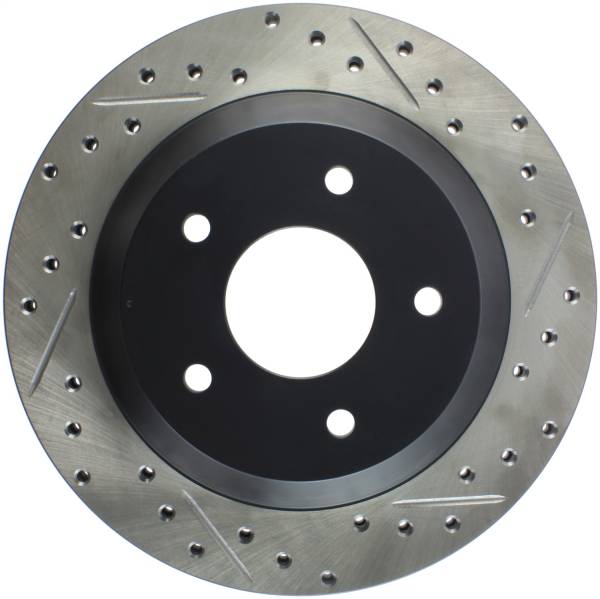 Stoptech - StopTech Sport Drilled/Slotted Brake Rotor Front Left 127.62040L