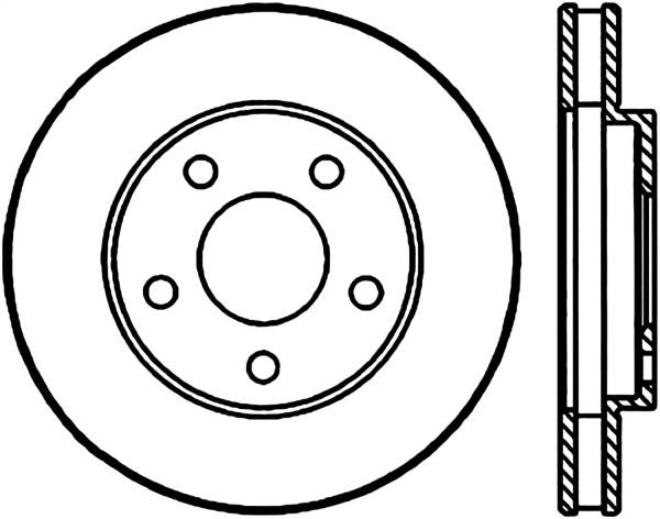 Stoptech - StopTech Sport Cryo Drilled/Slotted Brake Rotor Front Left 127.62050CL