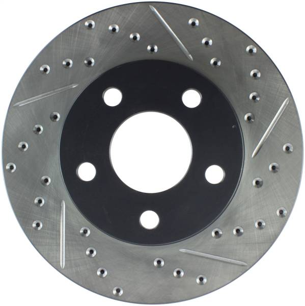 Stoptech - StopTech Sport Drilled/Slotted Brake Rotor Front Left 127.62050L