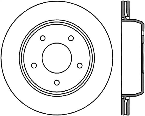 Stoptech - StopTech Sport Drilled/Slotted Brake Rotor Rear Right 127.62053R