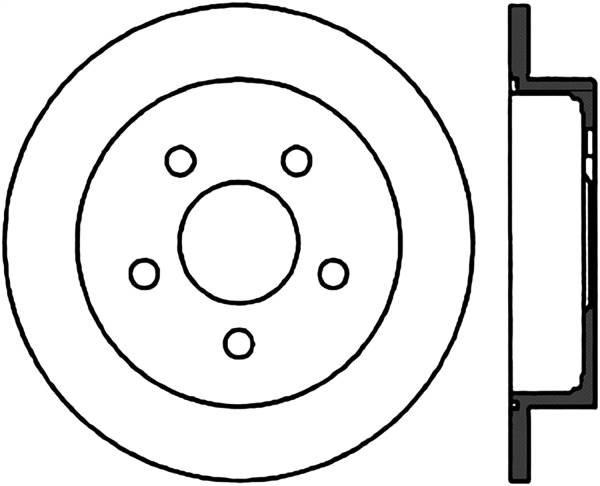 Stoptech - StopTech Sport Drilled/Slotted Brake Rotor Rear Right 127.62058R