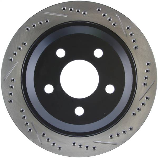 Stoptech - StopTech 98-02 Chevrolet Camaro / Pontiac Firebird/Trans Am Slotted & Drilled Rear Left Rotor - 127.62065L