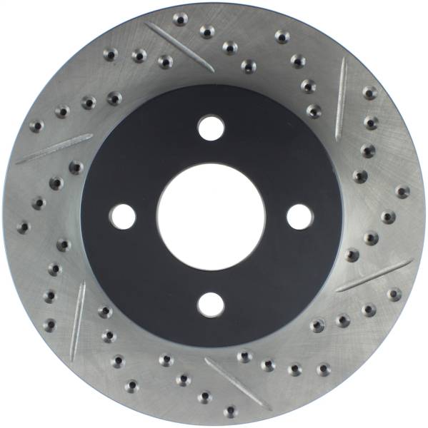 Stoptech - StopTech Sport Drilled/Slotted Brake Rotor Front Left 127.62072L