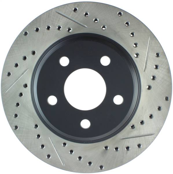 Stoptech - StopTech Sport Drilled/Slotted Brake Rotor Front Left 127.62087L