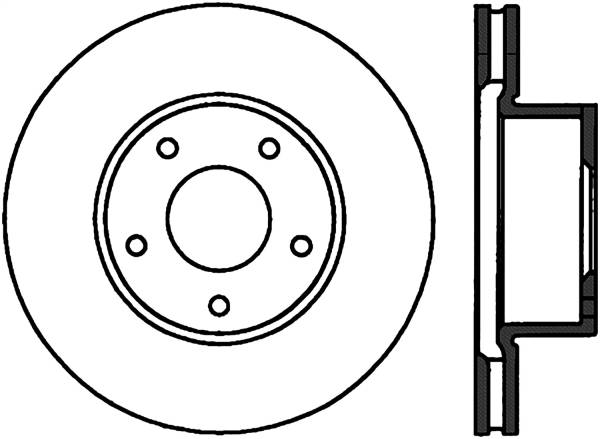 Stoptech - StopTech Sport Cryo Drilled/Slotted Brake Rotor Front Left 127.62089CL