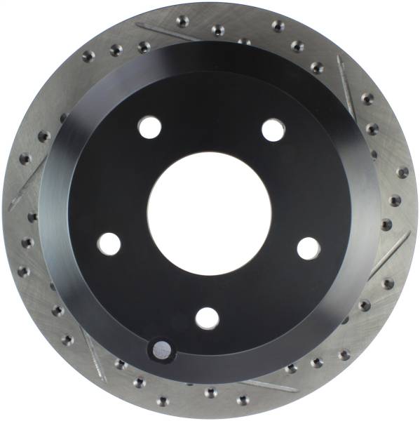 Stoptech - StopTech Sport Drilled/Slotted Brake Rotor Rear Left 127.62090L