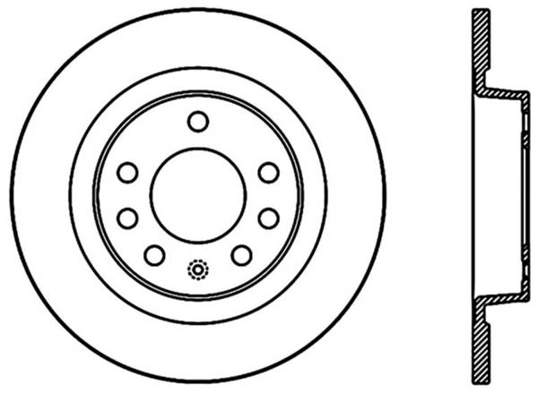 Stoptech - StopTech Sport Drilled/Slotted Brake Rotor Rear Left 127.62094L