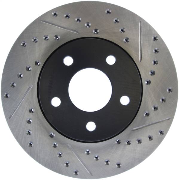 Stoptech - StopTech Sport Drilled/Slotted Brake Rotor Front Left 127.62095L