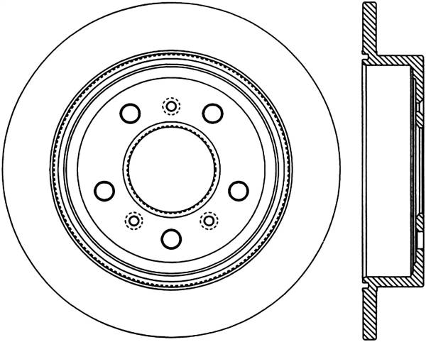 Stoptech - StopTech Sport Cryo Drilled/Slotted Brake Rotor Rear Right 127.62097CR