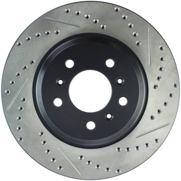 Stoptech - StopTech Sport Drilled/Slotted Brake Rotor Front Left 127.62099L