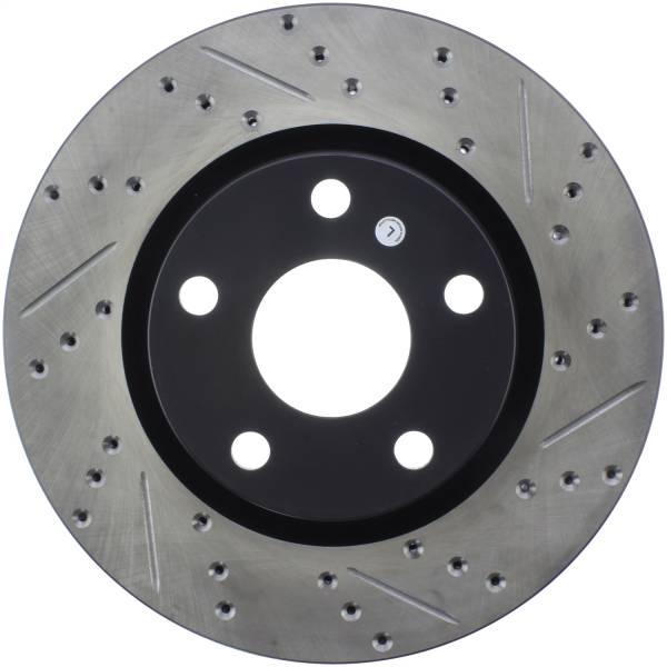 Stoptech - StopTech Sport Drilled/Slotted Brake Rotor Front Left 127.62112L