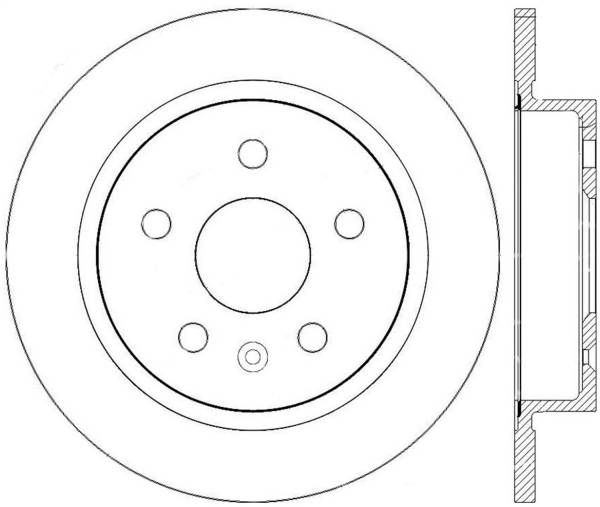 Stoptech - StopTech Sport Drilled/Slotted Brake Rotor Rear Left 127.62115L