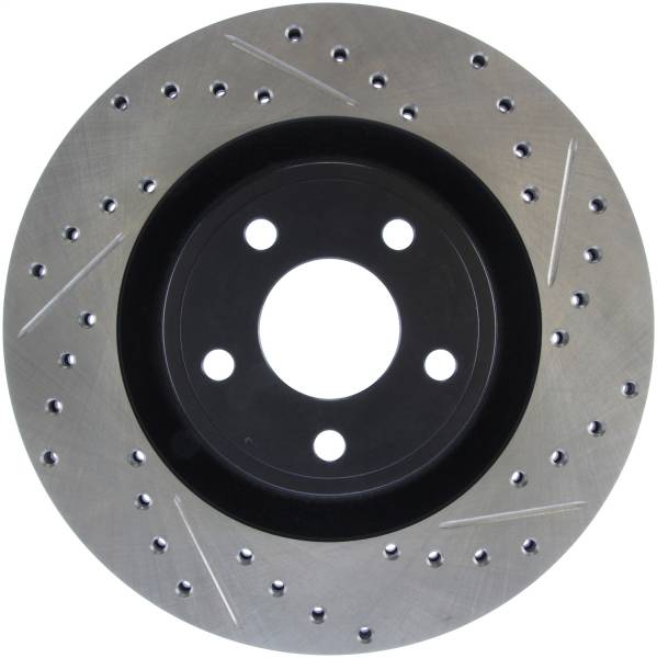 Stoptech - StopTech Sport Drilled/Slotted Brake Rotor Front Left 127.62116L