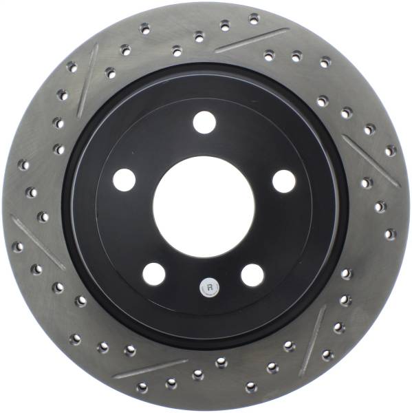 Stoptech - StopTech Sport Drilled/Slotted Brake Rotor; Rear Right