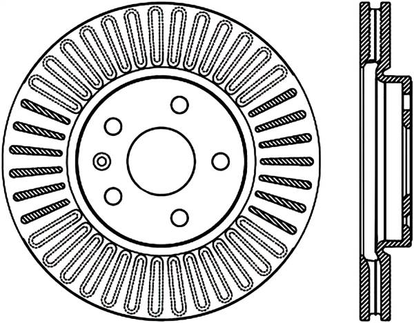 Stoptech - StopTech Sport Cryo Drilled/Slotted Brake Rotor Front Right 127.62120CR