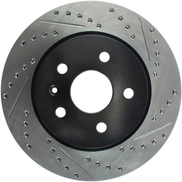 Stoptech - StopTech Sport Drilled/Slotted Brake Rotor Rear Left 127.62127L