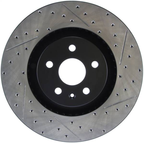 Stoptech - StopTech Sport Drilled/Slotted Brake Rotor Front Left 127.62128L