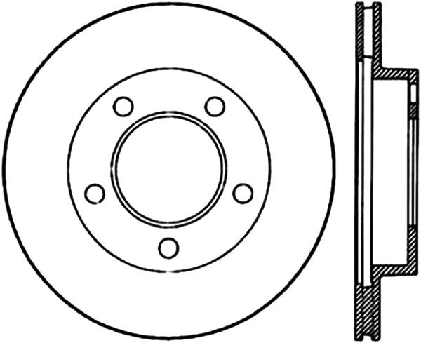 Stoptech - StopTech Sport Cryo Drilled/Slotted Brake Rotor Front Left 127.63006CL