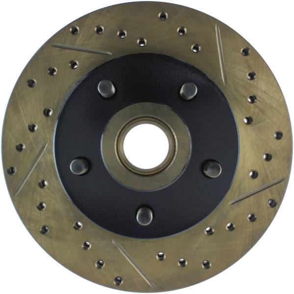 Stoptech - StopTech Sport Drilled/Slotted Brake Rotor Front and Rear Left 127.63010L