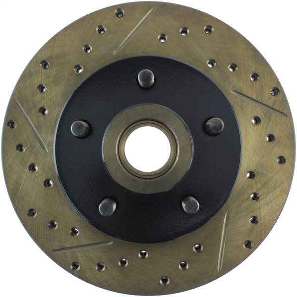 Stoptech - StopTech Sport Drilled/Slotted Brake Rotor Front and Rear Right 127.63010R