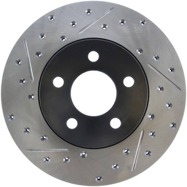 Stoptech - StopTech Sport Drilled/Slotted Brake Rotor Front Right 127.63039R