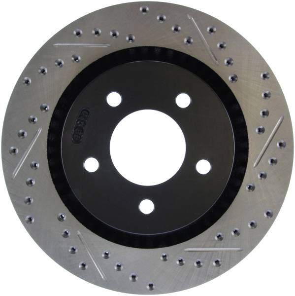 Stoptech - StopTech Sport Drilled/Slotted Brake Rotor Front Left 127.63048L