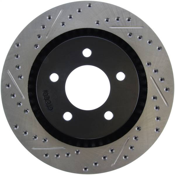 Stoptech - StopTech Sport Drilled/Slotted Brake Rotor Front Right 127.63048R