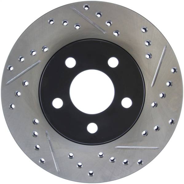 Stoptech - StopTech Sport Drilled/Slotted Brake Rotor Front Left 127.63050L