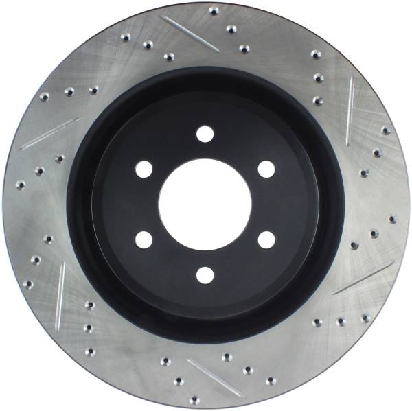 Stoptech - StopTech Sport Drilled/Slotted Brake Rotor Front Left 127.63055L