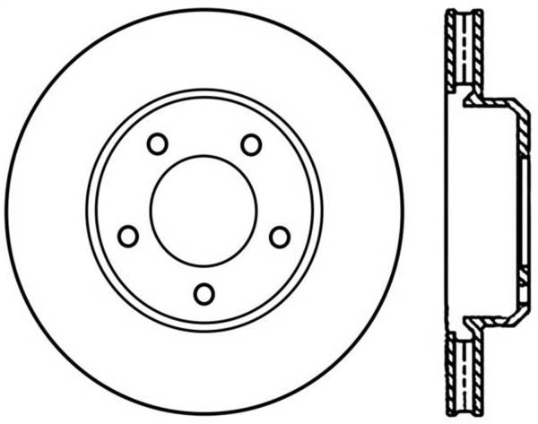 Stoptech - StopTech Sport Cryo Drilled/Slotted Brake Rotor Front Right 127.63059CR