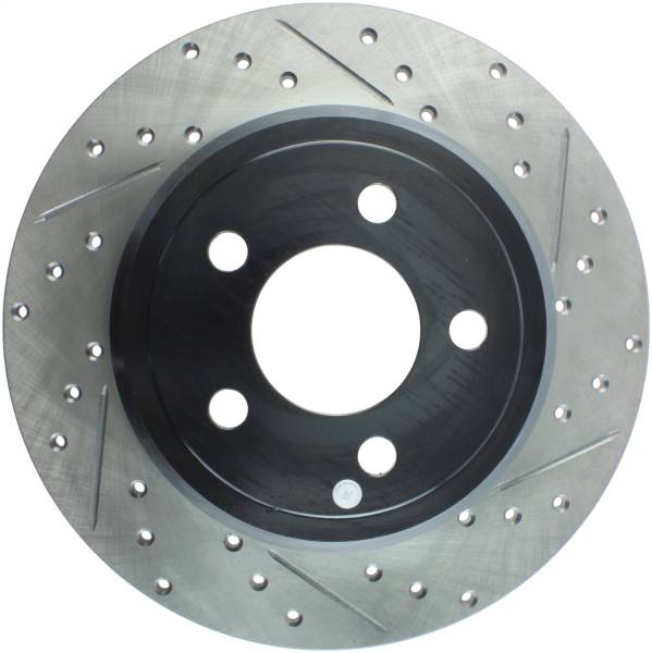 Stoptech - StopTech 05-13 Chrysler300/300C / 09-12 Dodge Challenger Rear Left Drilled & Slotted Rotor - 127.63060L