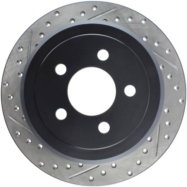 Stoptech - StopTech Sport Drilled/Slotted Brake Rotor; Rear Right