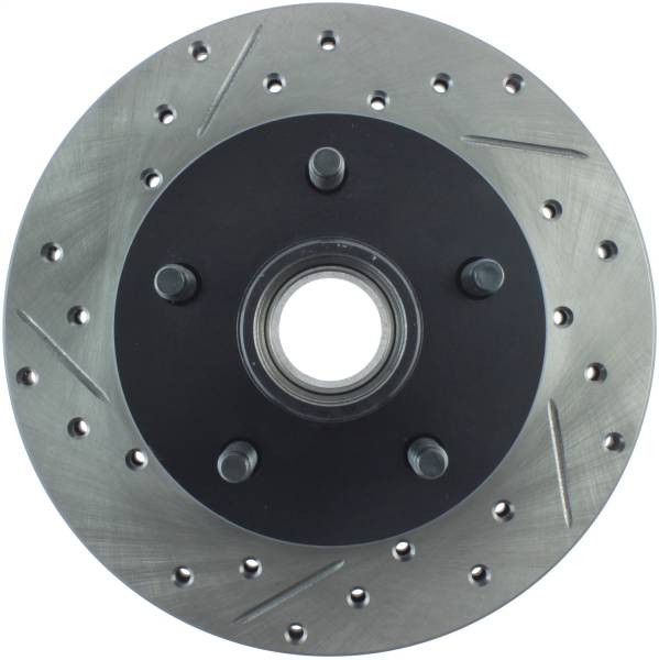 Stoptech - StopTech Sport Drilled/Slotted Brake Rotor Front Right 127.65014R