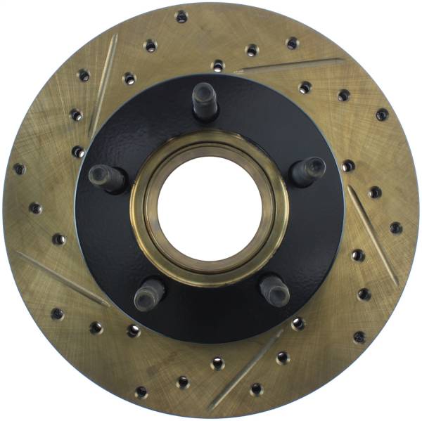 Stoptech - StopTech Sport Drilled/Slotted Brake Rotor Front Right 127.65035R