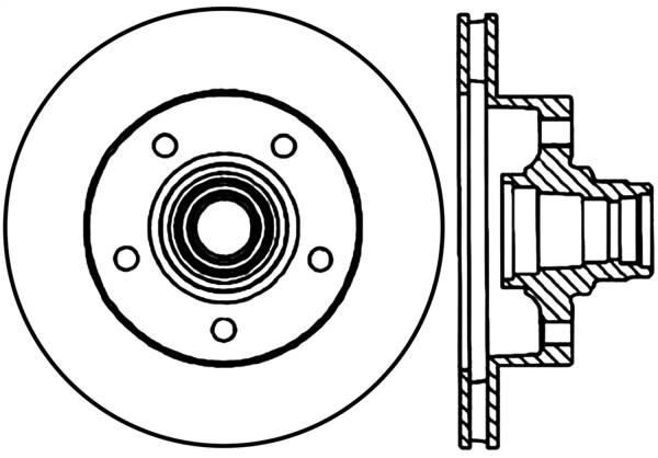 Stoptech - StopTech Sport Cryo Drilled/Slotted Brake Rotor Front Left 127.65040CL