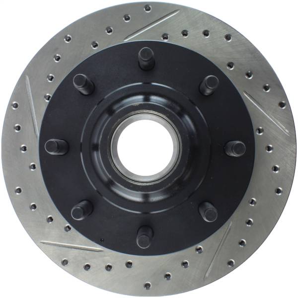 Stoptech - StopTech Sport Drilled/Slotted Brake Rotor Front Left 127.65046L