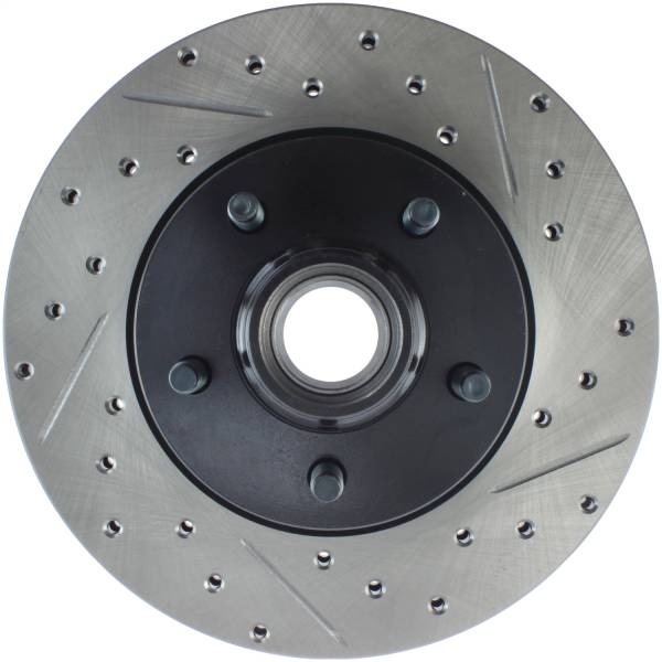 Stoptech - StopTech Sport Drilled/Slotted Brake Rotor Front Left 127.65051L