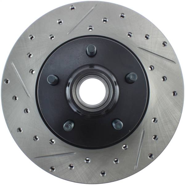 Stoptech - StopTech Sport Drilled/Slotted Brake Rotor Front Right 127.65051R