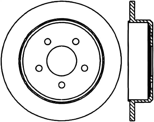 Stoptech - StopTech Sport Cryo Drilled/Slotted Brake Rotor Rear Left 127.65052CL