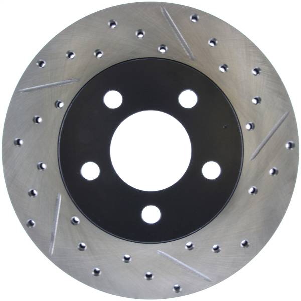 Stoptech - StopTech Sport Drilled/Slotted Brake Rotor Front Left 127.65054L