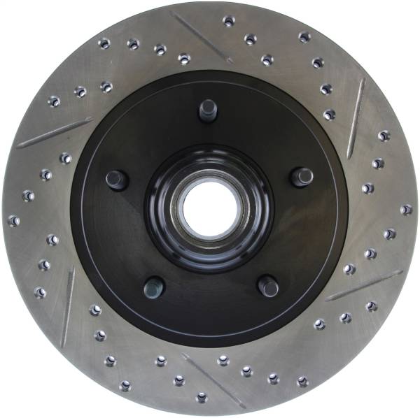 Stoptech - StopTech Sport Drilled/Slotted Brake Rotor Front Left 127.65055L