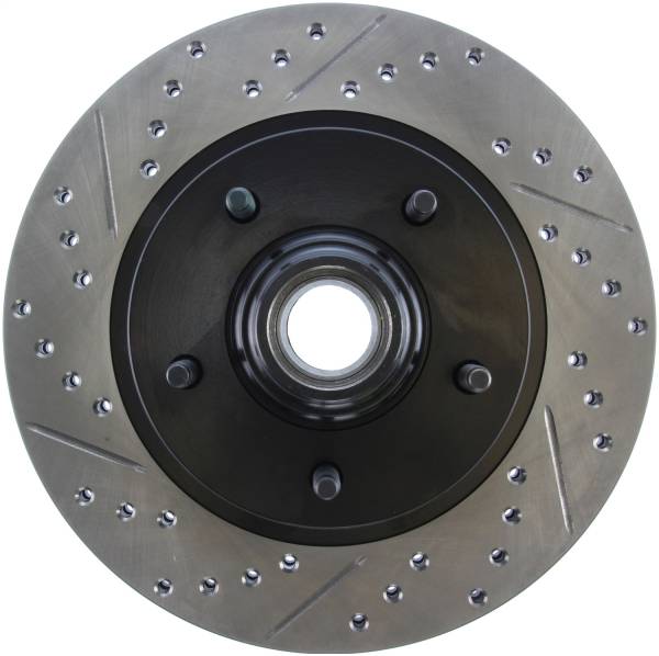 Stoptech - StopTech Sport Drilled/Slotted Brake Rotor Front Right 127.65055R