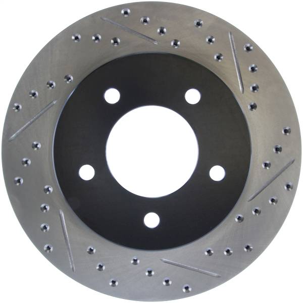 Stoptech - StopTech Sport Drilled/Slotted Brake Rotor Front Left 127.65057L