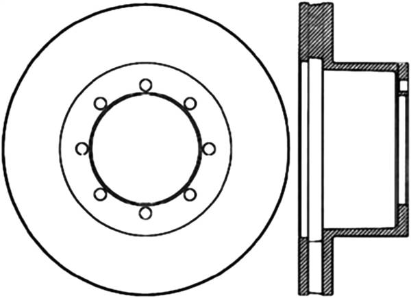 Stoptech - StopTech Sport Drilled/Slotted Brake Rotor Rear Right 127.65064R