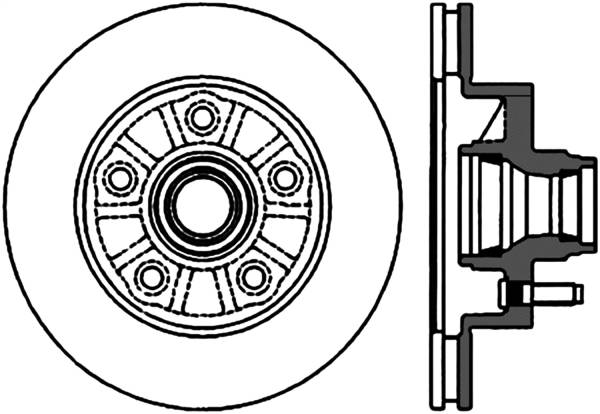 Stoptech - StopTech Sport Cryo Drilled/Slotted Brake Rotor Front Left 127.65076CL